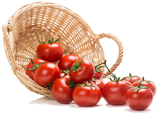 istock Tomatoes spilling out of basket 501265833