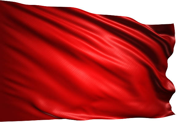 bandeira vermelha - red cloth imagens e fotografias de stock