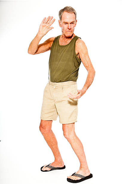 istock Athletic good looking senior man casual summer dressed. 501275701