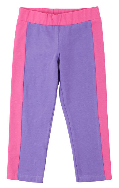 istock Purple-pink sweatpants isolated on white 501275893