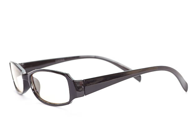istock fashion black frame eye glass on white 501276073