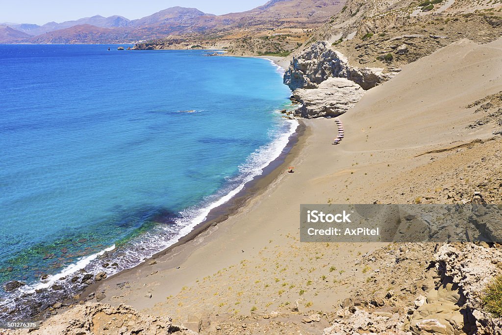 Agios Pavlos St. Paul Sandhills beach in Crete island, Greece St. Paul Sandhills - secluded beach near Agios Pavlos in Crete island, Greece Crete Stock Photo