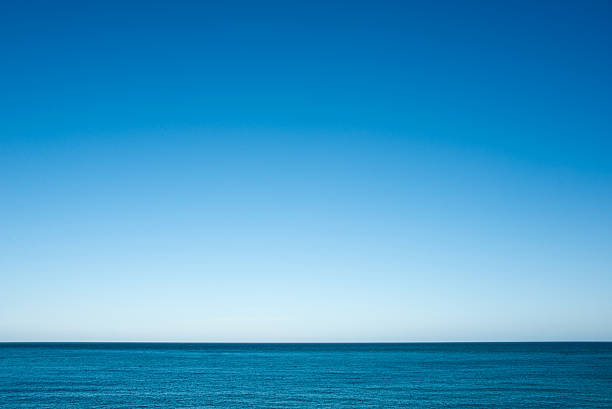 istock Blue sea and sky horizon background 501276879