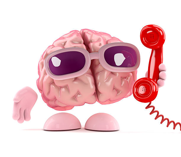istock 3d Brain answers the phone 501277501