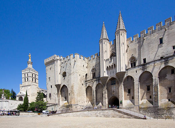 istock Pope palace in Avignon. Central square, Provence, Cote d'Azur, F 501277919