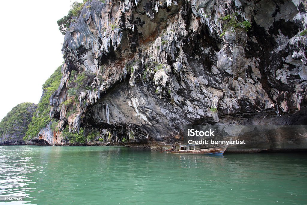 Landscapes and lime stone at Phang Nga National Park  Thailand Landscapes and lime stone at Phang Nga National Park in Thailand Andaman Sea Stock Photo