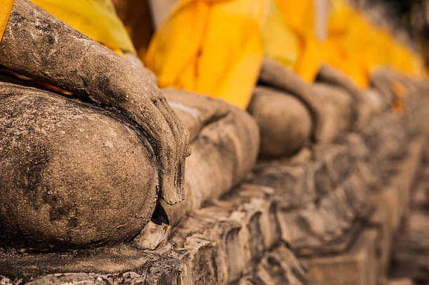 istock hand of Buddha Statue In Thai Temple 501279943