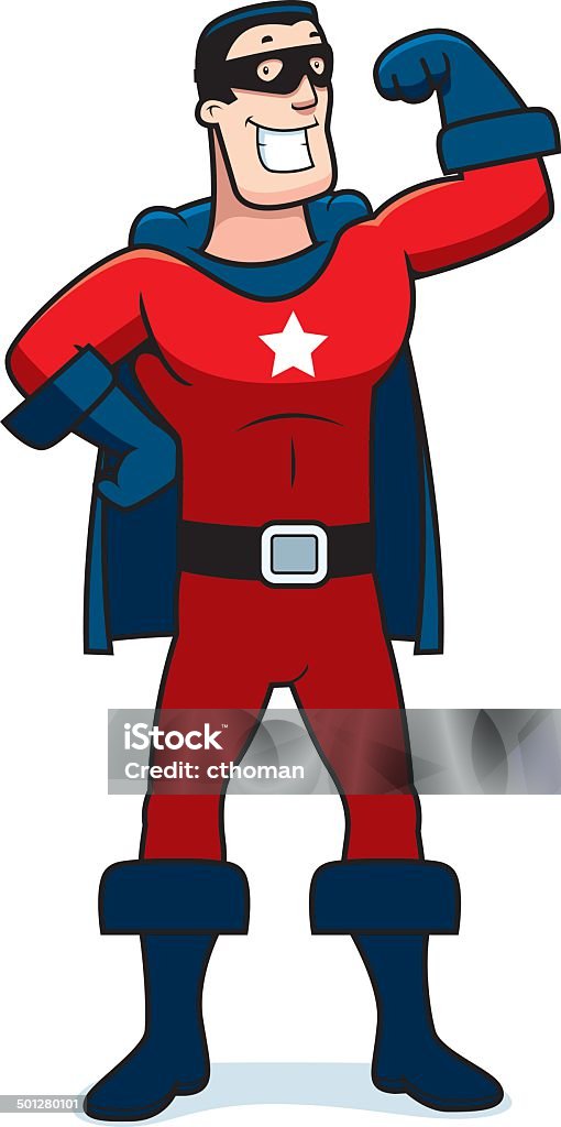 Superheld Rentner Comic Superheld Mann Stock Vektor Art und mehr Bilder von Cape - Cape ...