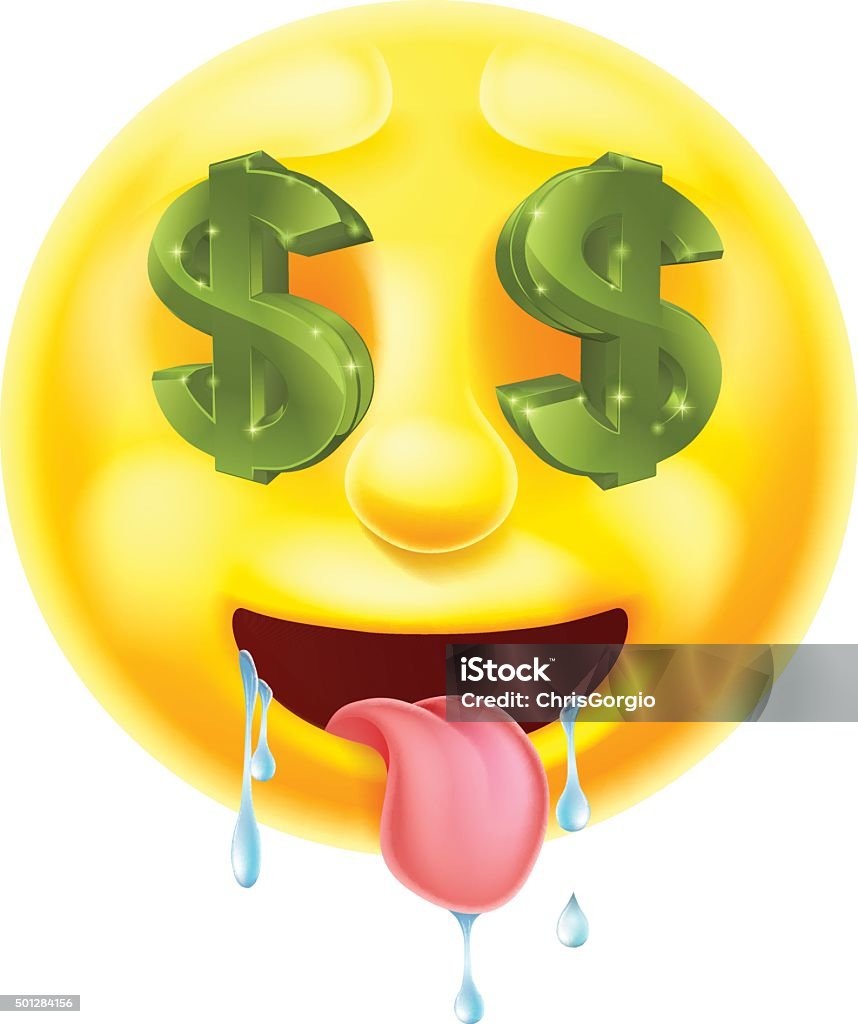 Biểu Tượng Cảm Xúc Dollar Sign Eyes Emoji Hình minh họa Sẵn có ...
