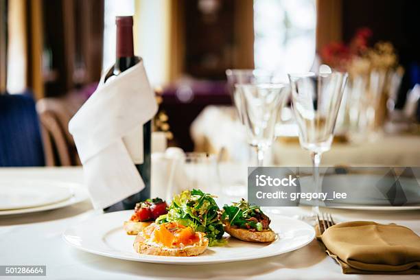 Bruschetta Stock Photo - Download Image Now - French Food, Restaurant, Gourmet