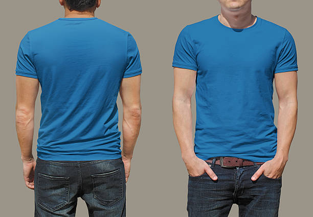 T-shirt template T-shirt template blue t shirt stock pictures, royalty-free photos & images