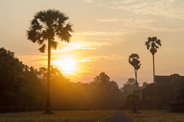 istock The Angkor Wat temple at sunrise 501291304