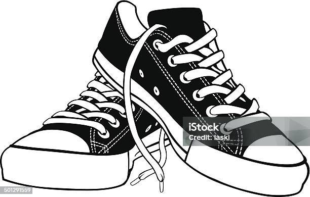 Shoes Stock Illustration - Download Image Now - Sports Shoe, Pair, Vector