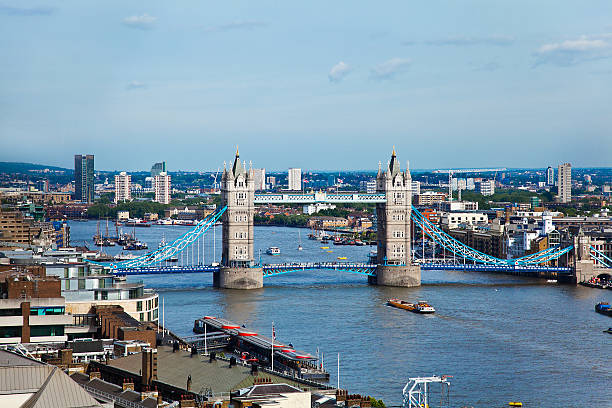 istock Aerial view of Tower Bridge 501292396