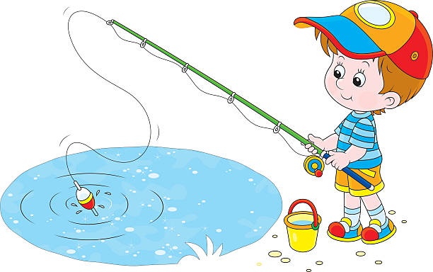 Fisherman Stock Illustration - Download Image Now - Baby - Human