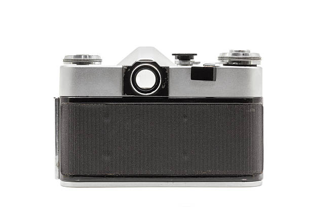 istock Retro soviet film camera isolated on white background 501294288