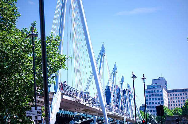 istock Contemporary  bridge London 501294443