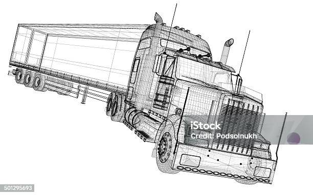 Cargo Delivery Vehicle Stock Photo - Download Image Now - Backgrounds, Business, Car