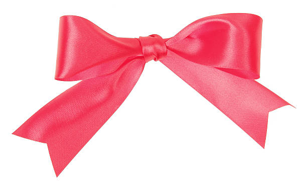 istock Bow of wide red ribbon 501295699