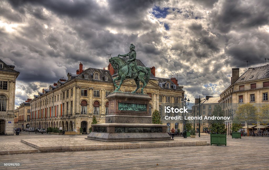 Pomnik z Jeanne d'Arc w Orleans, Francja - Zbiór zdjęć royalty-free (St. Joan Of Arc)