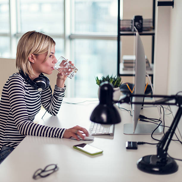 istock Having glass of water 501295936