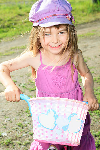 istock Child Girl - Vertical Bike Run 501296073