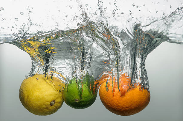 istock Fresh swimming fruits and vegetables 501297421