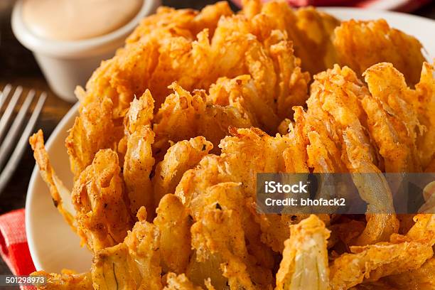 Homemade Fried Bloomin Onion Stock Photo - Download Image Now - American Culture, Appetizer, Breaded