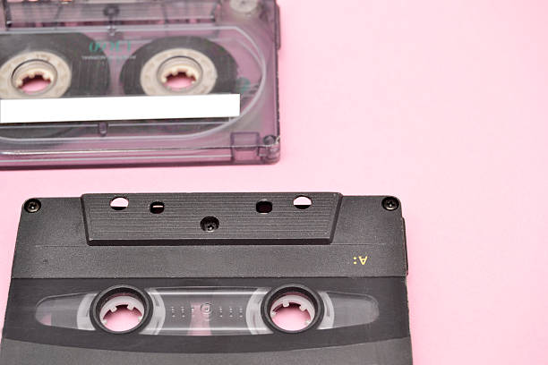 istock Tape cassette vintage background 501299051