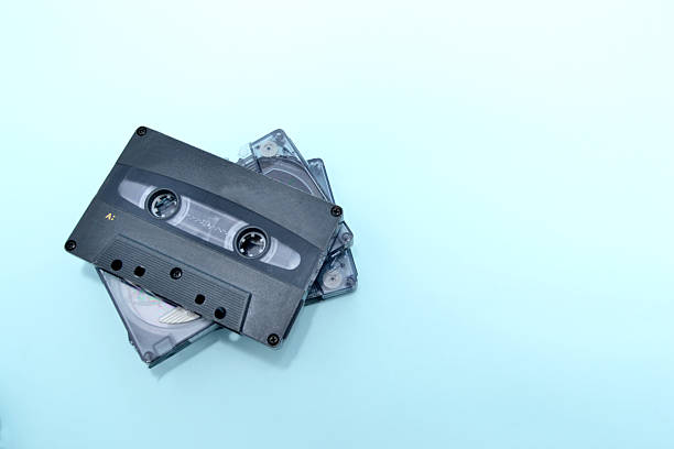 istock Tape cassette vintage background 501299053