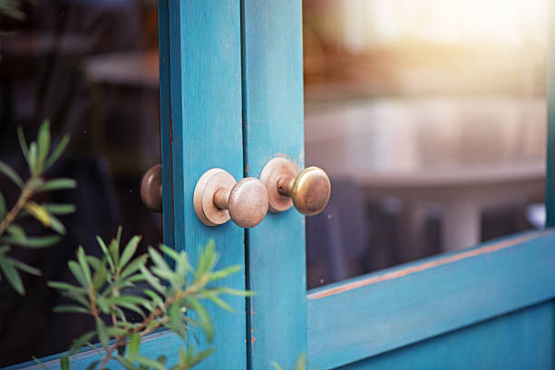 istock Door of the cafeteria 501328994