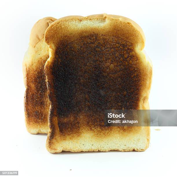 Burned Toast Stock Photo - Download Image Now - Anger, Black Color, Bread