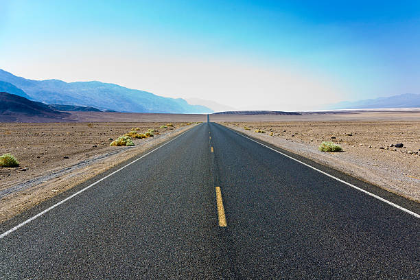 istock driving on the Interstate 187 in Death valley 501336791