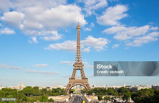 Eiffel Tower Stock Photo - Download Image Now - Architecture, Beauty, Blue