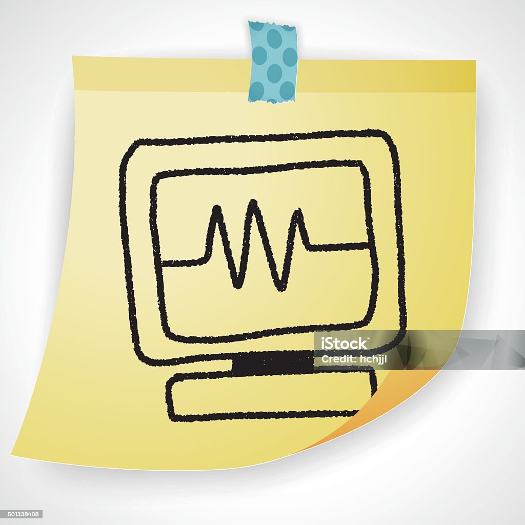 Computer Ddodle Computer Doodle Drawing Stock Illustration - Download Image Now - 2015 ...