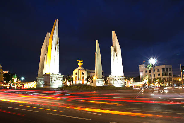 istock Democracy monument at night, Bangkok, Thailand. 501338924