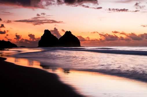 Cacimba do Padre Beach, Fernando de Noronha - Brazil, at dawn