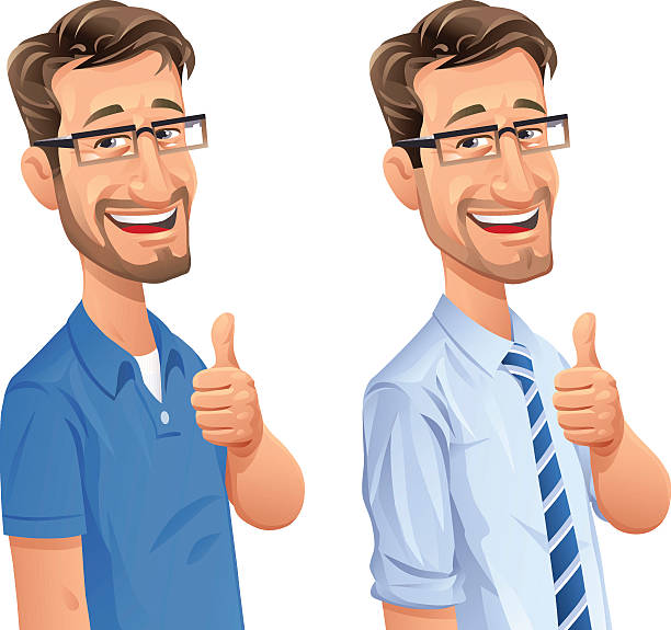 Man With Beard Gesturing Thumbs Up Stock Illustration - Download Image Now - Men, Cartoon, Thumbs Up - iStock Man With Beard Gesturing Thumbs Up Stock Illustration - Download Image Now - Men, Cartoon, Thumbs Up - iStock