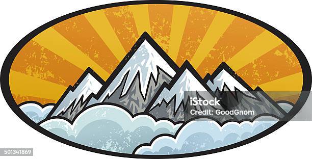 산 휘장 산에 대한 스톡 벡터 아트 및 기타 이미지 - 산, 산맥, 바위