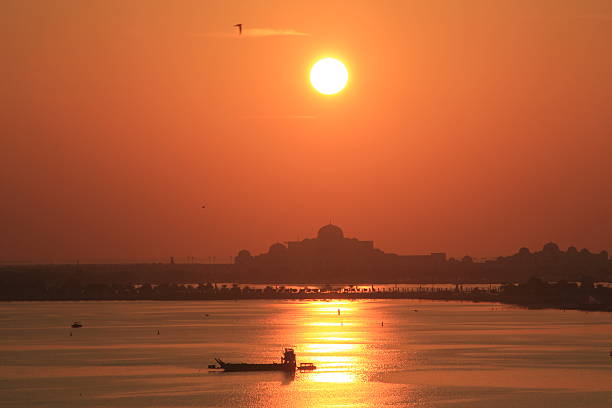 istock Red sunset in the Middle East 501354298