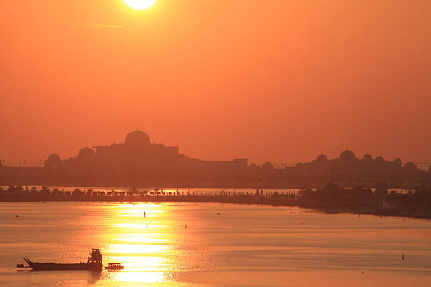 istock Red sunset in the Middle East 501354316