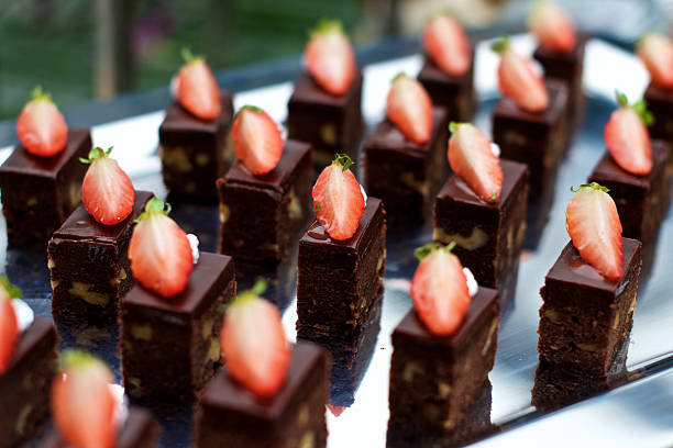 istock Chocolate desserts with strawberries 501354824