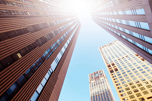 istock Corporate buildings in a modern city 501355470