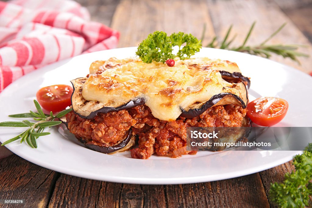 moussaka Moussaka Stock Photo