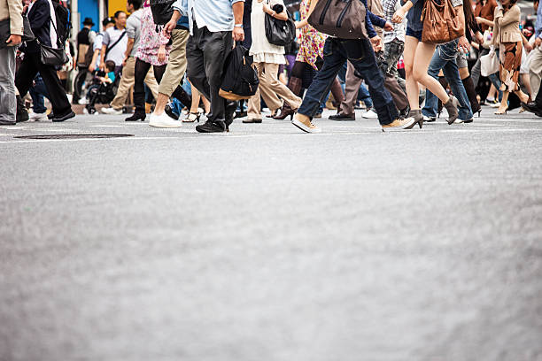 istock Pedestrians Crossing Street 501360683