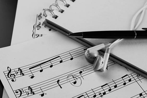 istock Sheet music with a number of accessories 501361876