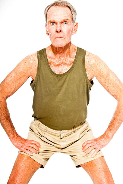 istock Athletic good looking senior man casual summer dressed. 501361891