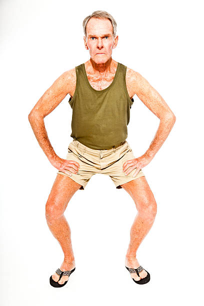 istock Athletic good looking senior man casual summer dressed. 501361925