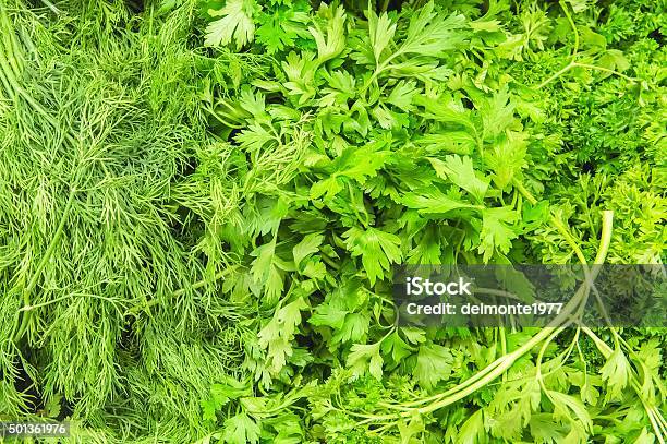 Collage Of Green And Juice Spice From Market Shelves Stock Photo - Download Image Now