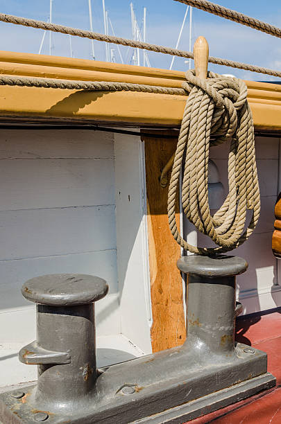 istock Blocks and tackles of a sailing vessel 501363480